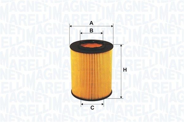 MAGNETI MARELLI Eļļas filtrs 152071758798